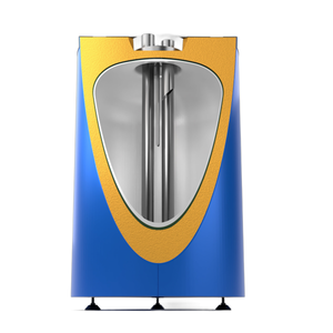 Schnittansicht des blauen und goldenen Sunex FISH Carbon S4 Trinkwasserspeicher Wassererhitzers