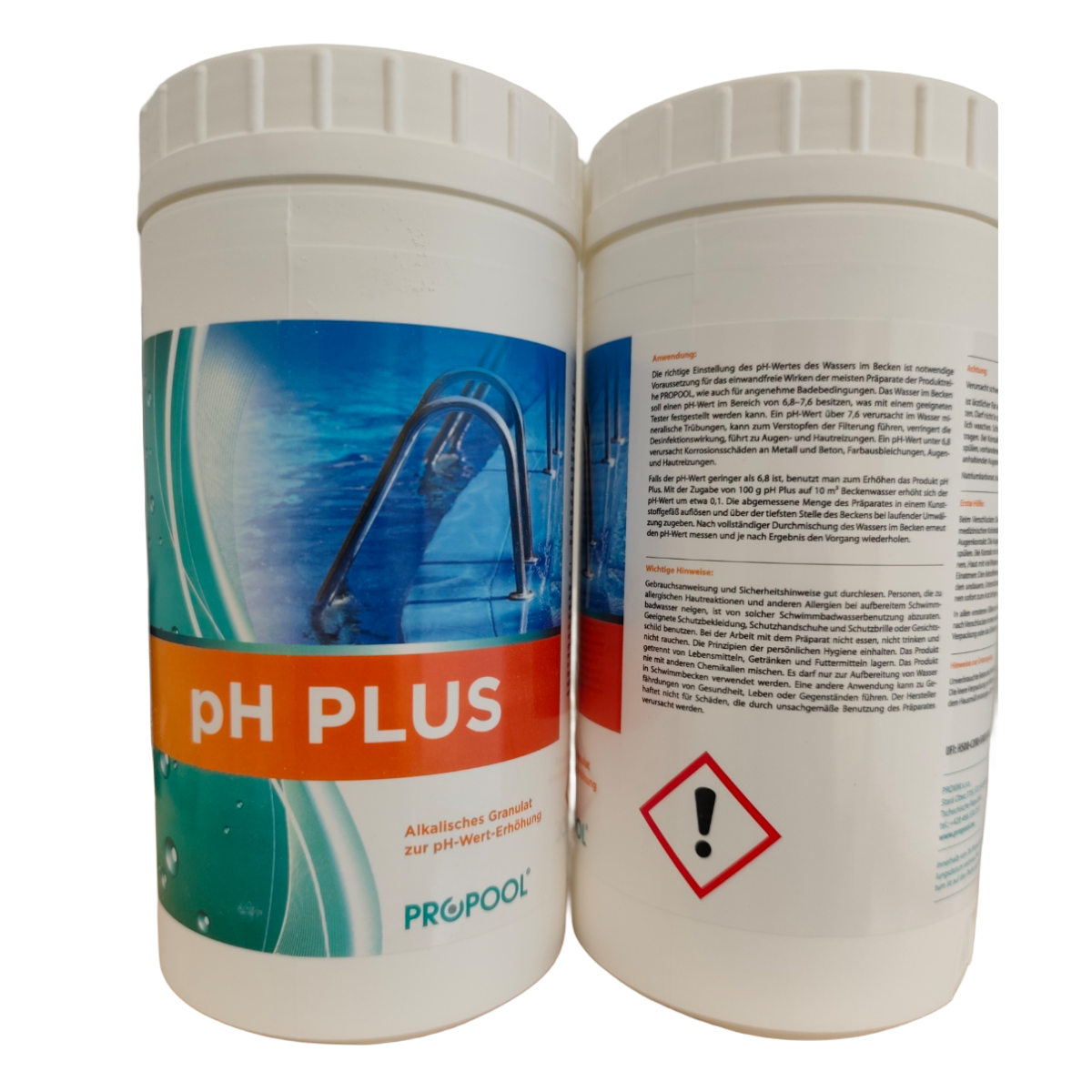 pH plus Granulat 1Kg für Pool.