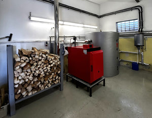 Holzvergaserkessel GK-7k-öko mit Brennstoffzufuhr für effizientes Heizen