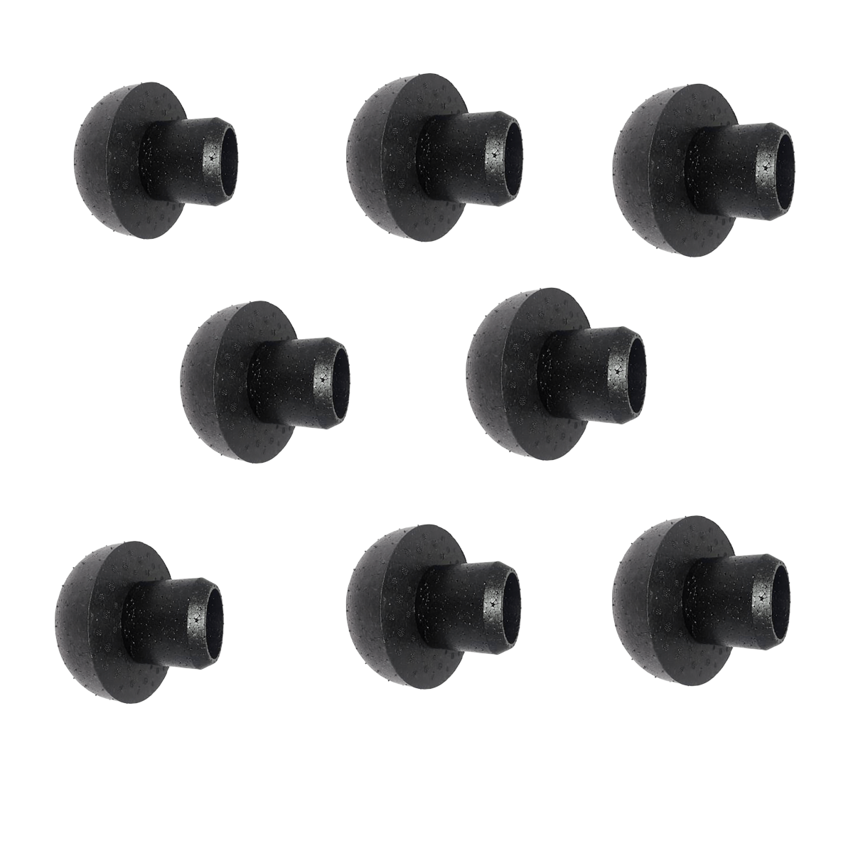 8 schwarze Pufferspeicher Isolierstopfen für 1½ Zoll 🔌 Anschlüsse, optimaler Schutz gegen Wärmeverluste 🌡️