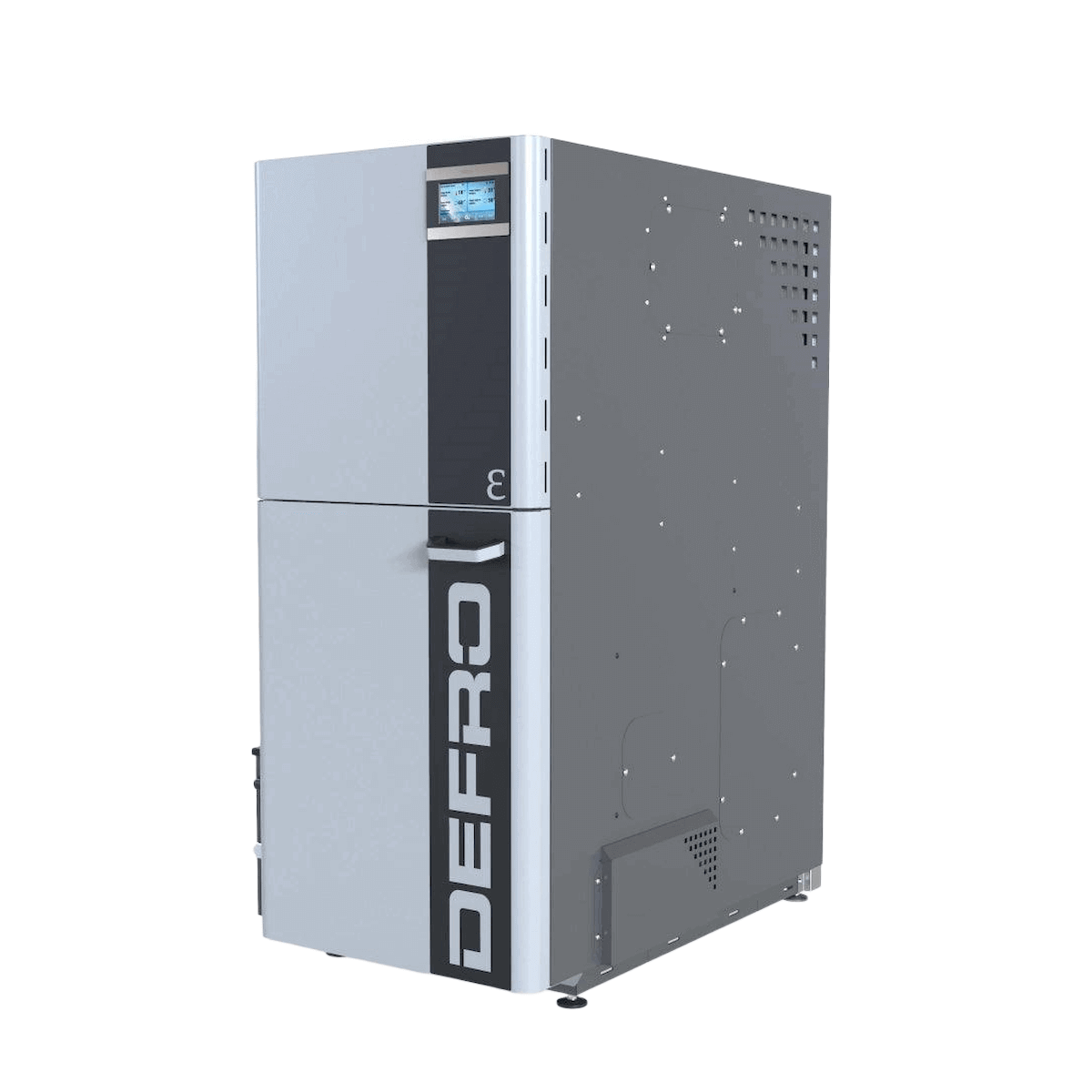 Defro Epsilon F 10 kW Pelletkessel mit autom. WT-Reinigung und Ascheaustragung.