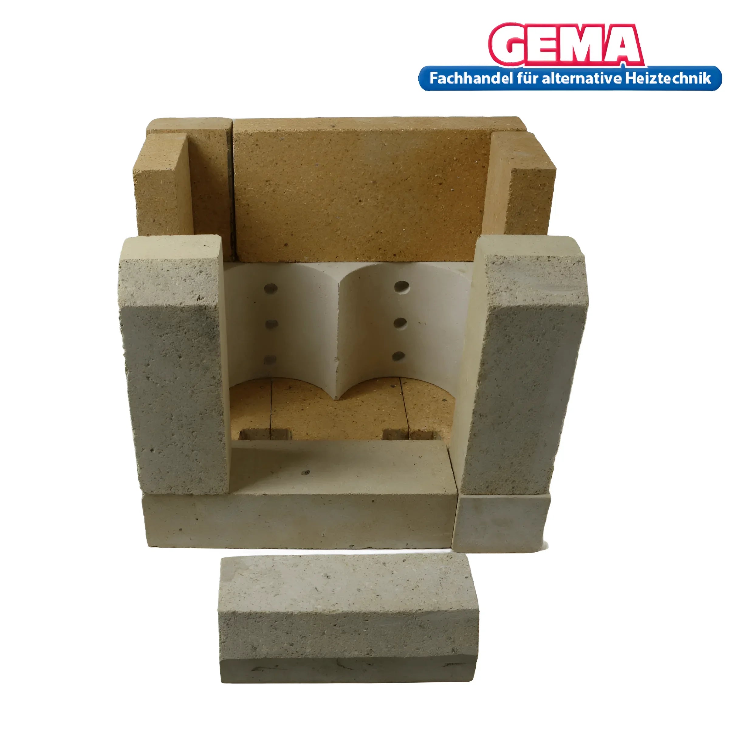 Firebrick combustion chamber für MPM DS Wood 10kW Schamottsteine Komplett, Schamott Komplettsatz