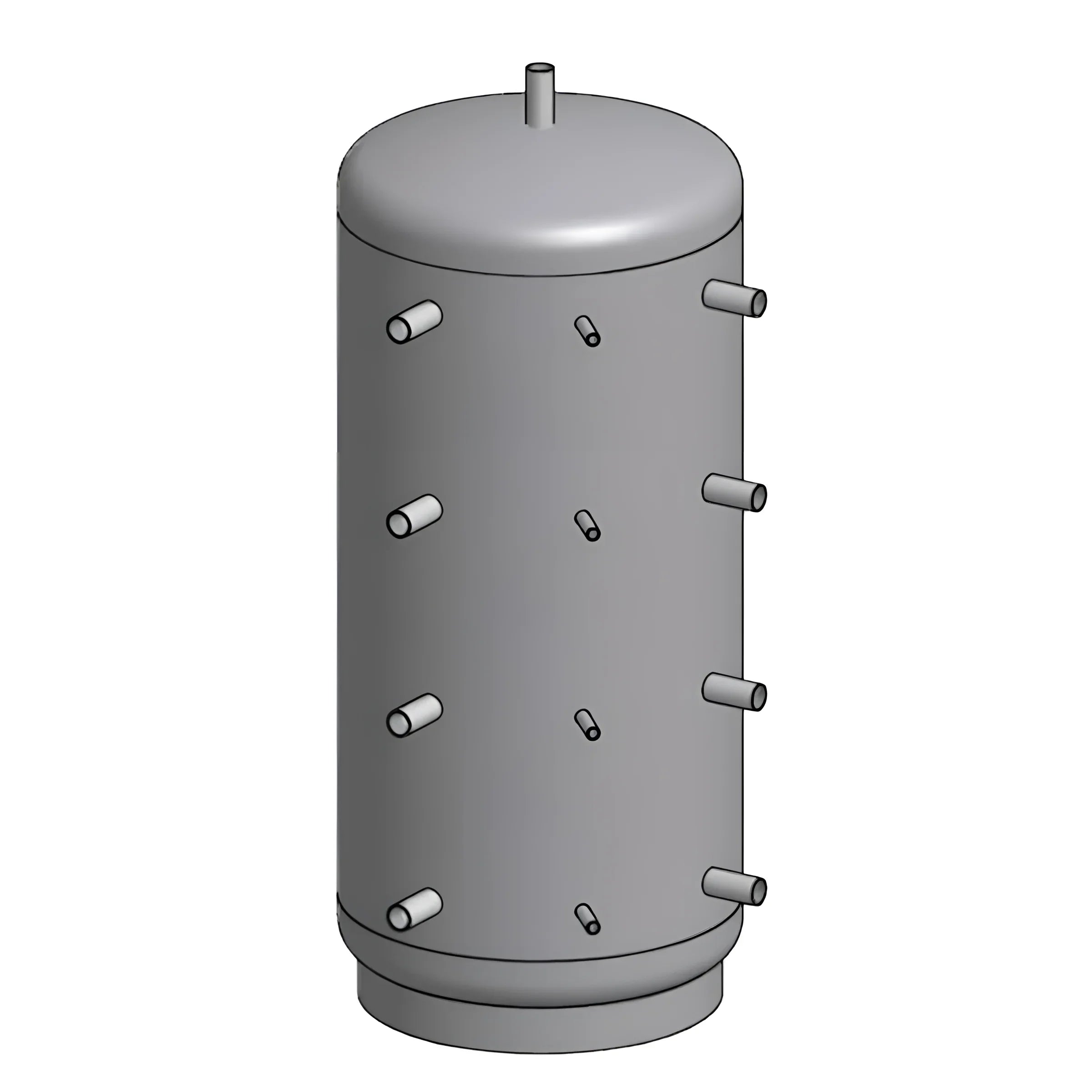 Graynes zylindrisches Tank mit Ports für Thermoflux Pelling Komplettpaket Thermoflux