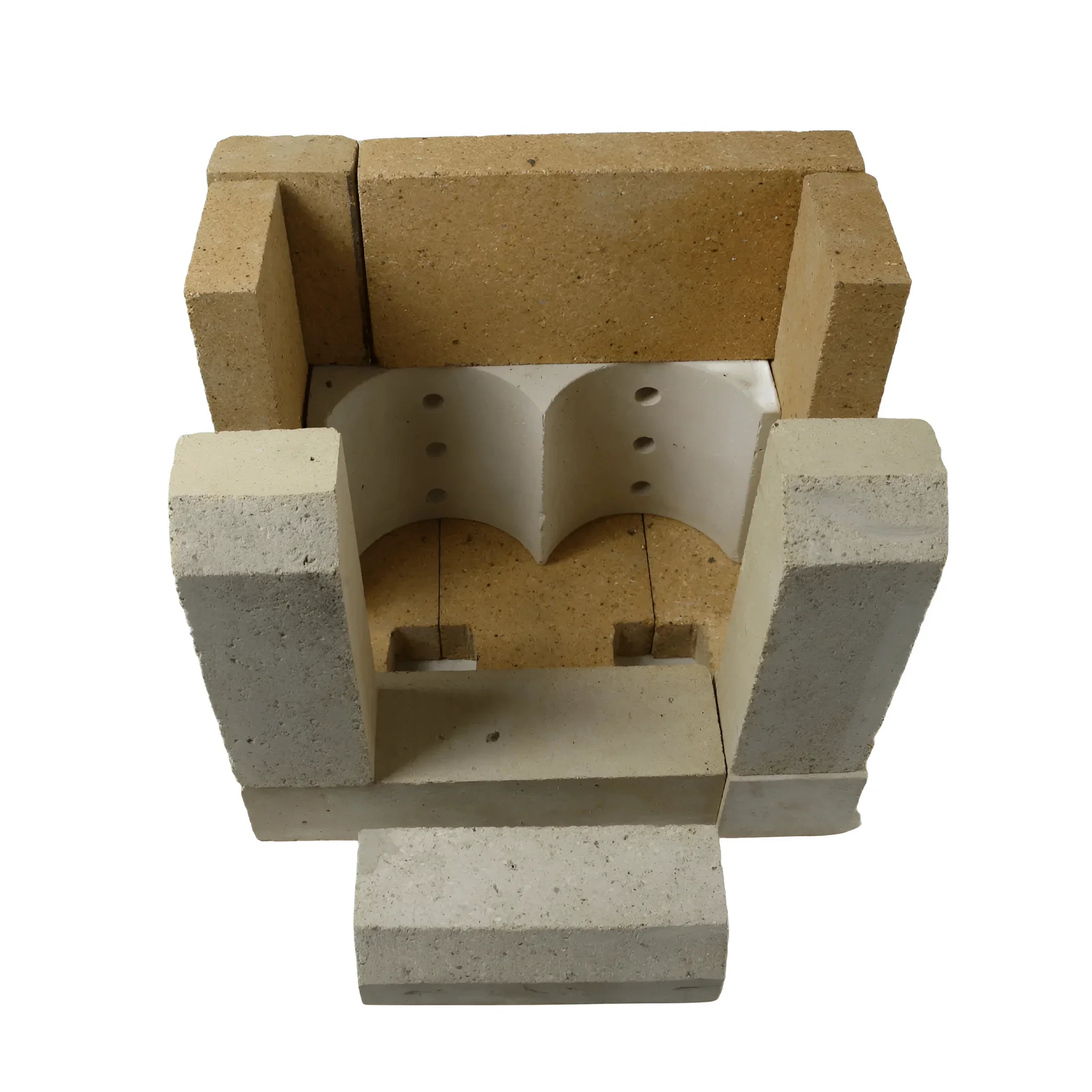 Firebrick combustion chamber für MPM DS Wood 10kW Schamottsteine komplett, langlebig
