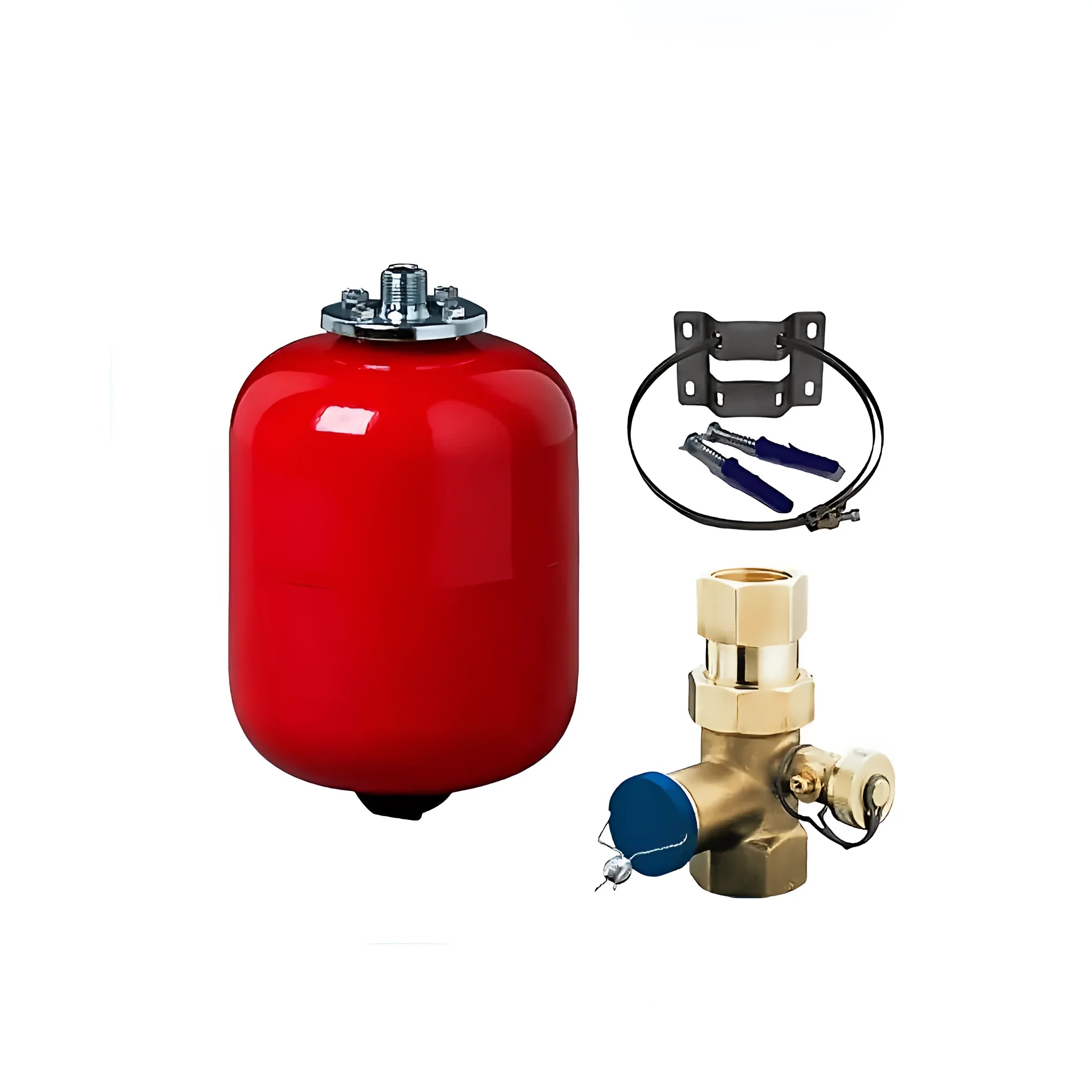 Plumbing expansion tank and valve kit for Thermoflux Pelling 25/230 Komplettpaket Thermoflux