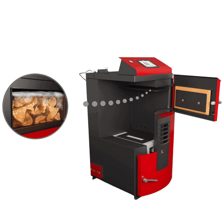 Holzvergaser Attack SLX Lambda 45 kW – Effizient, innovativ, umweltfreundlich 🌱🔥.