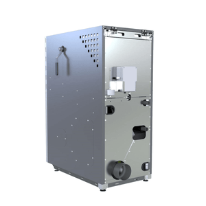 Defro Epsilon F 10 kW Pelletkessel mit autom. WT-Reinigung und Ascheaustragung.