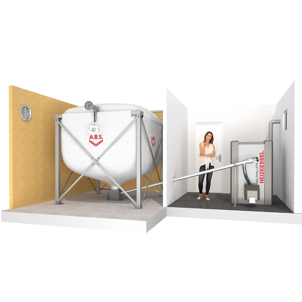 A.B.S. Flexilo Standard pelletisilo