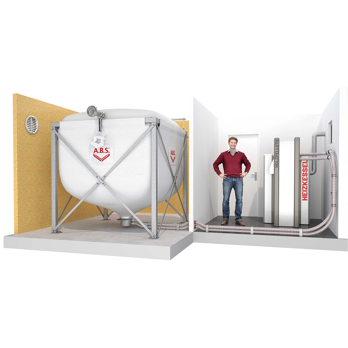 A.B.S. Flexilo Standard pelletisilo