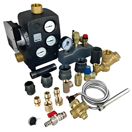 Komplettpaket Attack SLX 20 kW mit Hygienespeicher und Solarregler.
