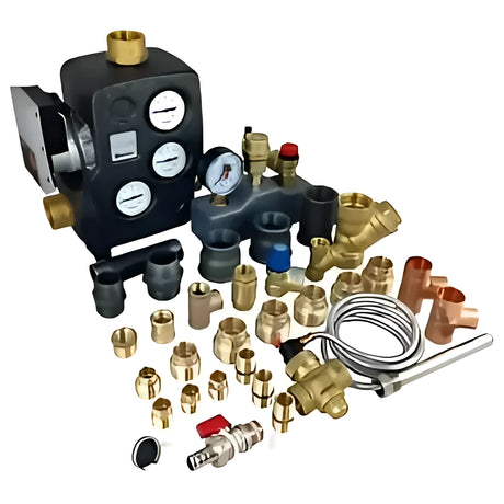 Komplettpaket Attack SLX 20 kW mit Hygienespeicher und Solarregler.
