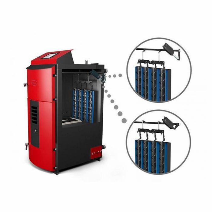 Attack SLX Kombikessel für Holz und Pellets 20 kW