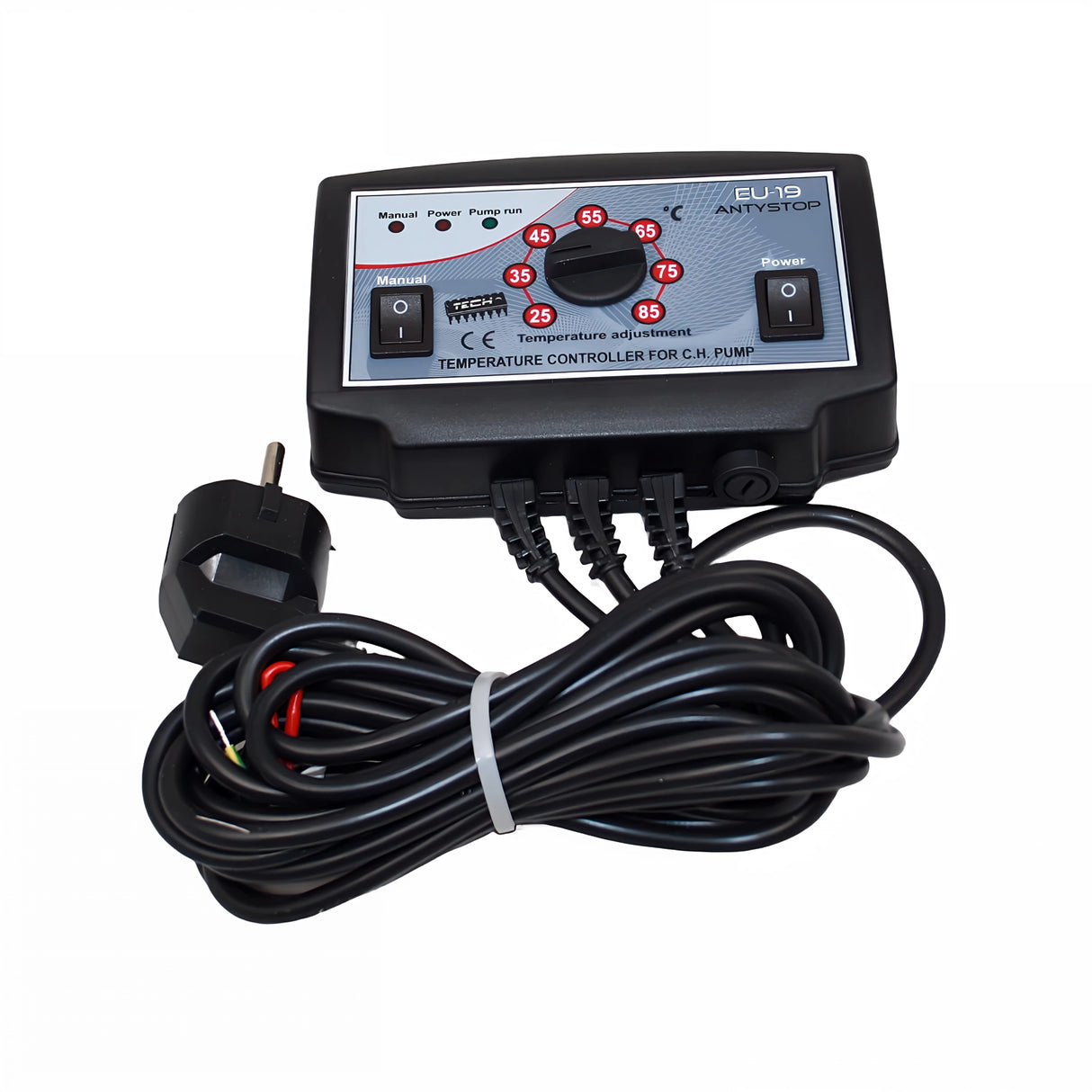 Rialaitheoir Caidéil Tech EU-19 le haghaidh caidéal cúrsaíochta