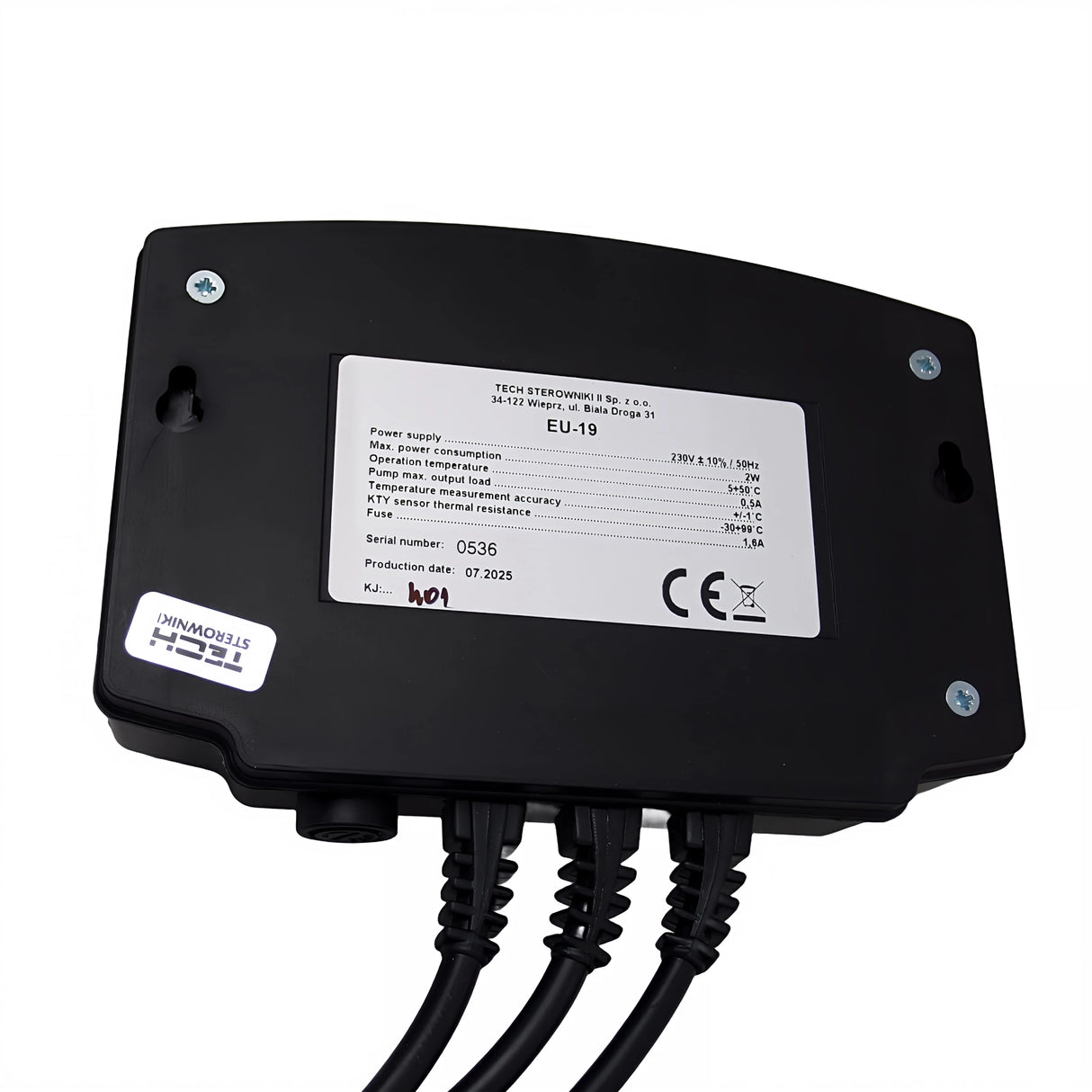 Rialaitheoir Caidéil Tech EU-19 le haghaidh caidéal cúrsaíochta