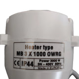 Barra riscaldante 3 kW/400 V – Barra riscaldante elettrica per serbatoi di accumulo di acqua potabile e domestica