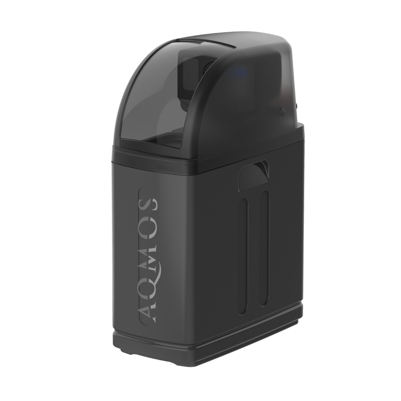 Aqmos R2D2-32 BLACK EDITION ūdens mīkstināšanas iekārta komplektā ar atpakaļskalošanas filtru, pieslēguma komplektu un montāžas bloku