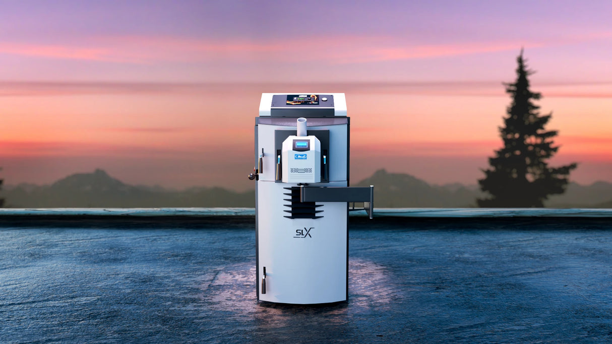 Λέβητας συνδυασμού Attack SLX 35 kW - ξύλο και πέλλετ - αποδοτικός & Πολύχρηστος