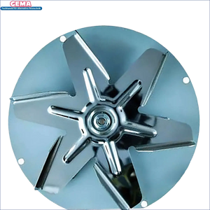 Shiny metal fan blade assembly for Abgasgebläse Thermoflux Pelling Eco with konstant Heizleistung