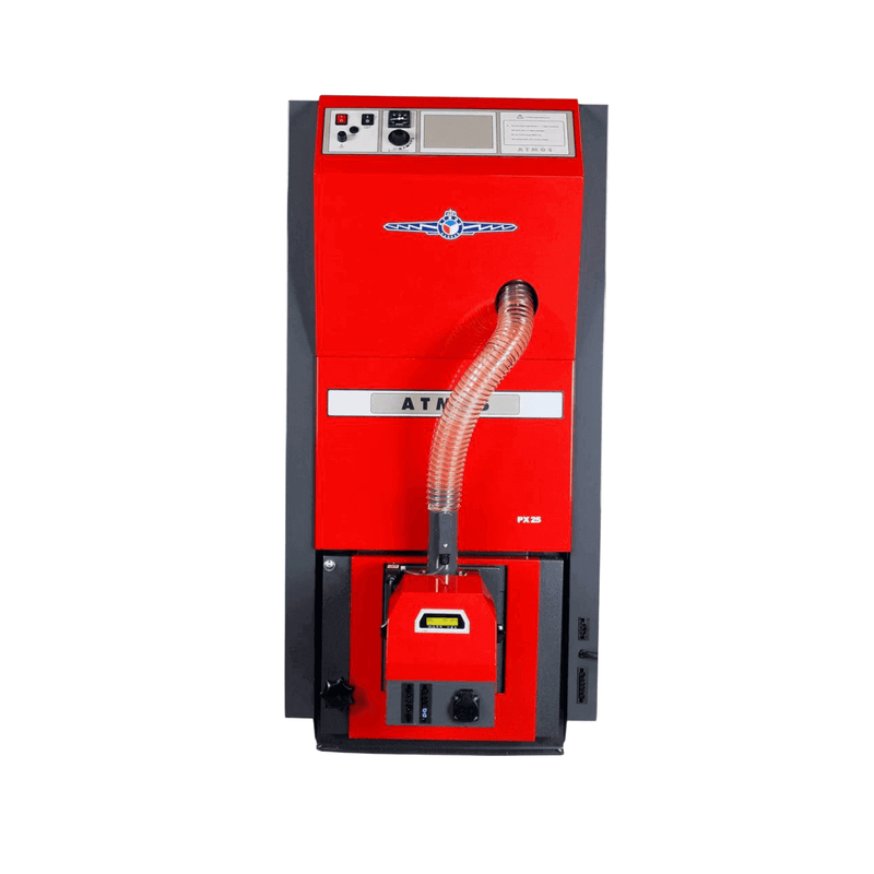 Atmos PX10 granulu katls 10 kW ar iebūvētu granulu tvertni - GEMA veikals