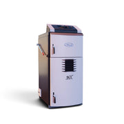 ATTACK SLX PROFI Holzvergaserkessel in geschlossener Frontansicht