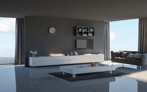 Bio - Ethanol - Kamin INSERT 1000 Einbaukamin aus Stahl - GEMA Shop