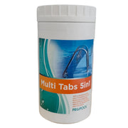 Hlora tabletes baseinam - 5 fāžu kopšana un tīrīšana - Multi Tabs 5 in 1 - GEMA veikals