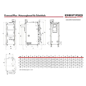 Defro Firewood Plus 12 kW Scheitholzkessel – effizienter Naturzugkessel🔥 - GEMA Shop