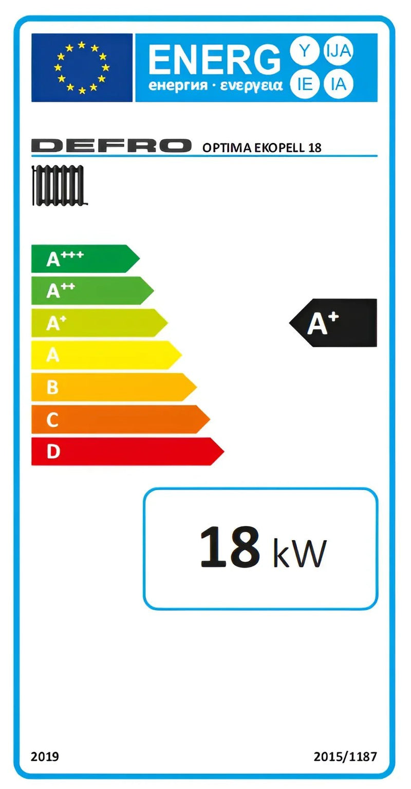 Defro Optima Ekopell 18 kW granulu katls – Efektīva apkure mājai un uzņēmumam - GEMA veikals