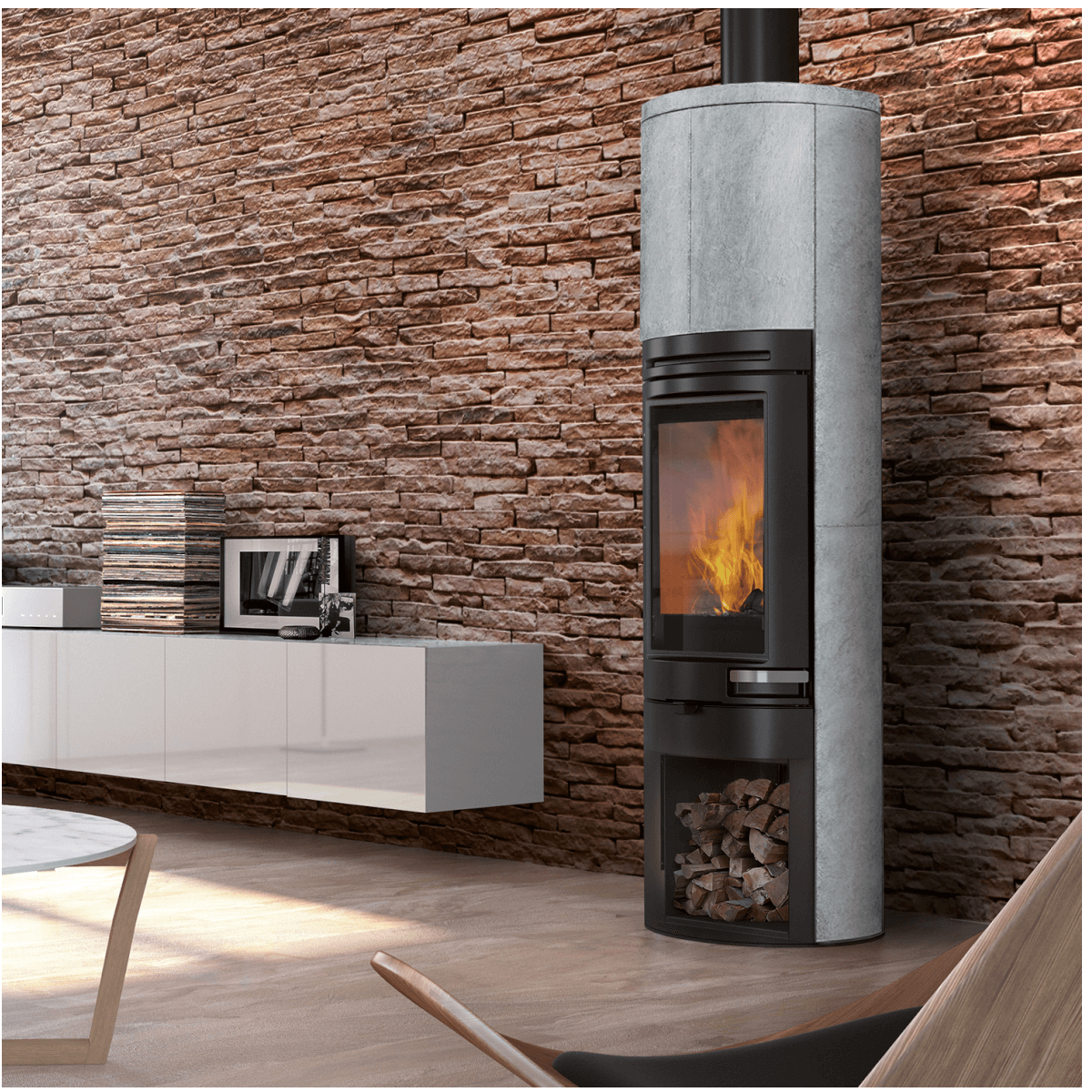 Edilkamin Tally S Evo 9,1 kW Kaminofen mit integrierter Scheibenspülung 🔥 - GEMA Shop