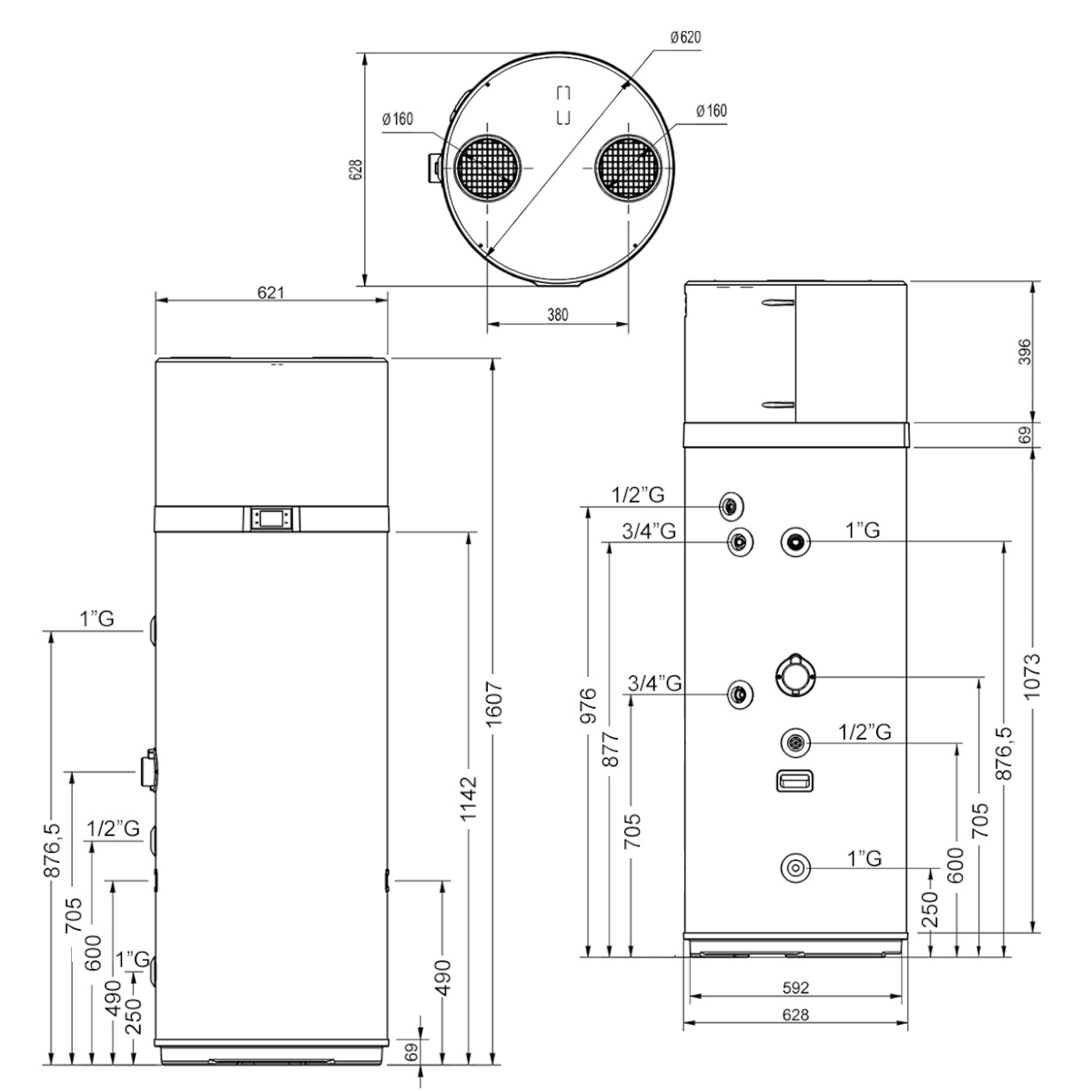 Daikin Altherma M HW 200 – Innovative Warmwasser-Wärmepumpe.
