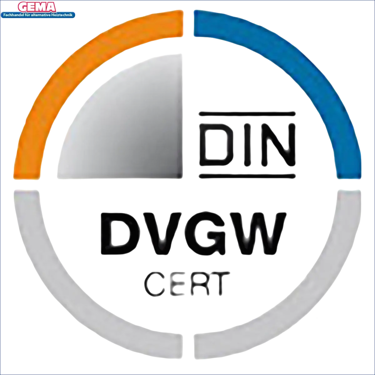 DIN DVGW CERT Zertifizierungsmarke auf Fittingslötpaste CU-Rofix 3 Spezial Flussmittel