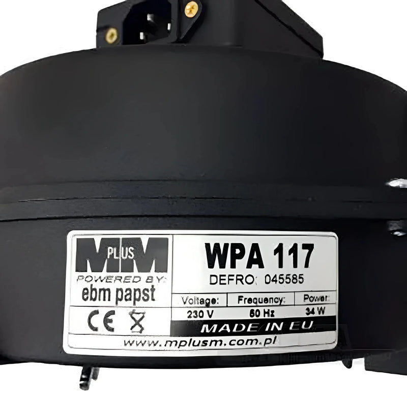 Ventilators WPA 117 Defro 3,9 KW cietā kurināmā katls - GEMA veikals