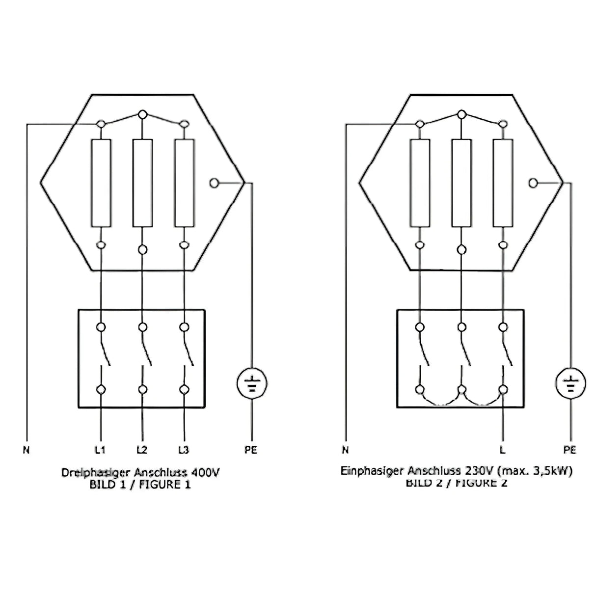 Heizstab Heizpatrone 9 kW AG 1 ½“ mit Isoliertrennung Notheizung - GEMA Shop