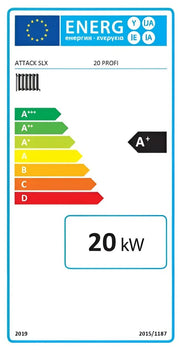 Holzvergaserkessel Attack SLX Profi 20 kW - augsta efektivitāte - moderns dizains - GEMA Shop