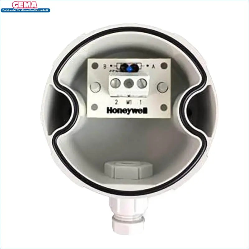 Runder weiße elektrische Anschlussdose für Außentemperaturfühler SO10079U, kompatibel mit Viadrus K4 Gasthermen und Honeywell Außenfü