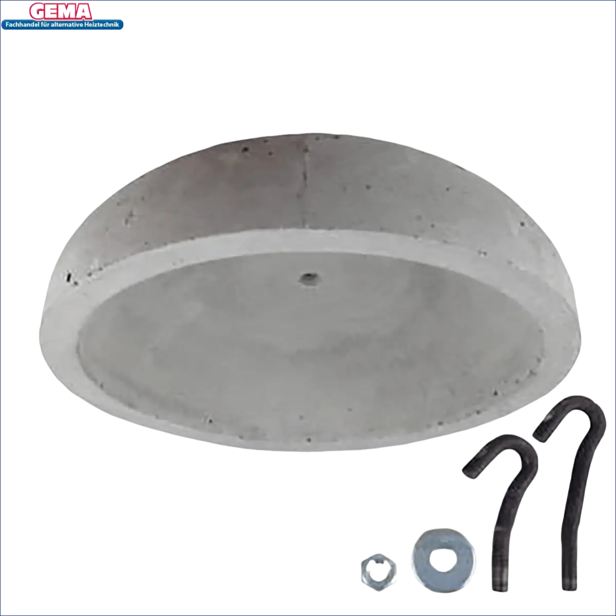 Concrete Dome mit Hardware für Keramische Deflektor im Elektromet Heizkessel Eco Save System