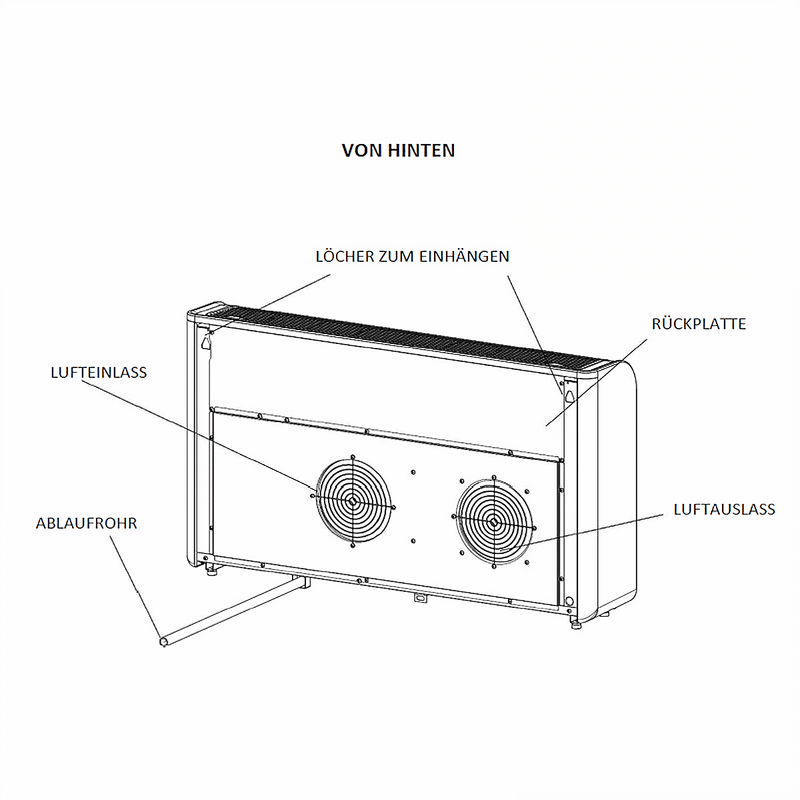 Klimaanlage - Monobloks ASM - 12BI Sinclair Monobloks ar R32 - GEMA Shop