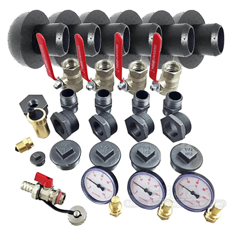 Komplettpaket Attack SLX Lambda Touch 35 kW plus Pufferspeicher mit Wärmetauscher - GEMA Shop