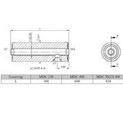Pēcsildīšanas modulis avārijas sildīšanai PV caurplūdes sildītājs 1 1/2" MDC 230 - GEMA veikals