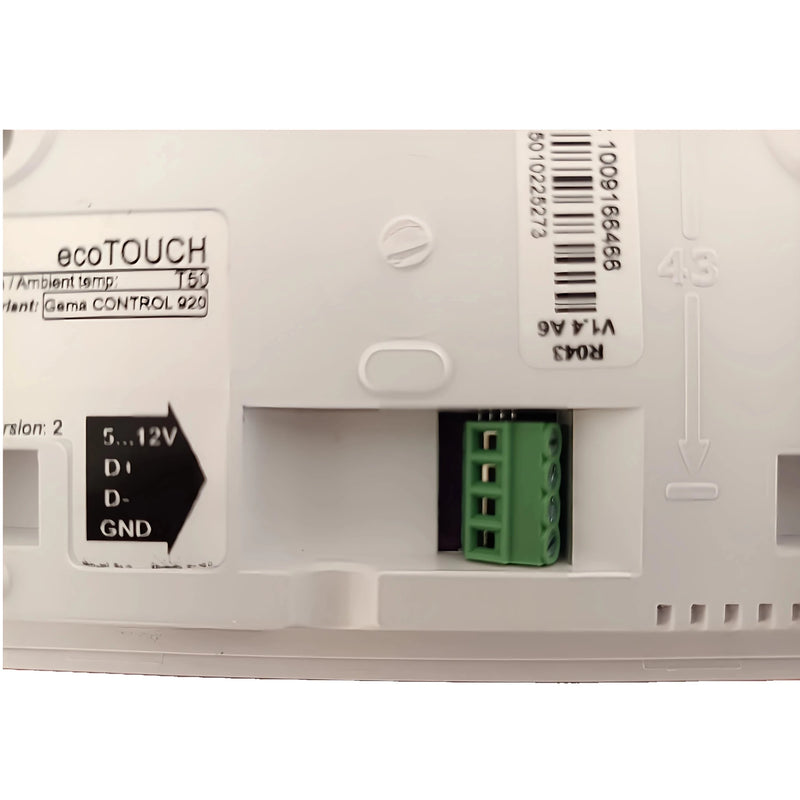 PLUM ecoTouch telpas termostats, telpas sensors, paplašinājums GC920 GEMA Control 920 - GEMA Shop