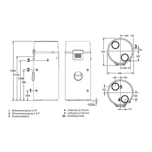 Remeha Warmwasser - Wärmepumpe Azorra Ace 200 Liter 2,4 kW - GEMA Shop