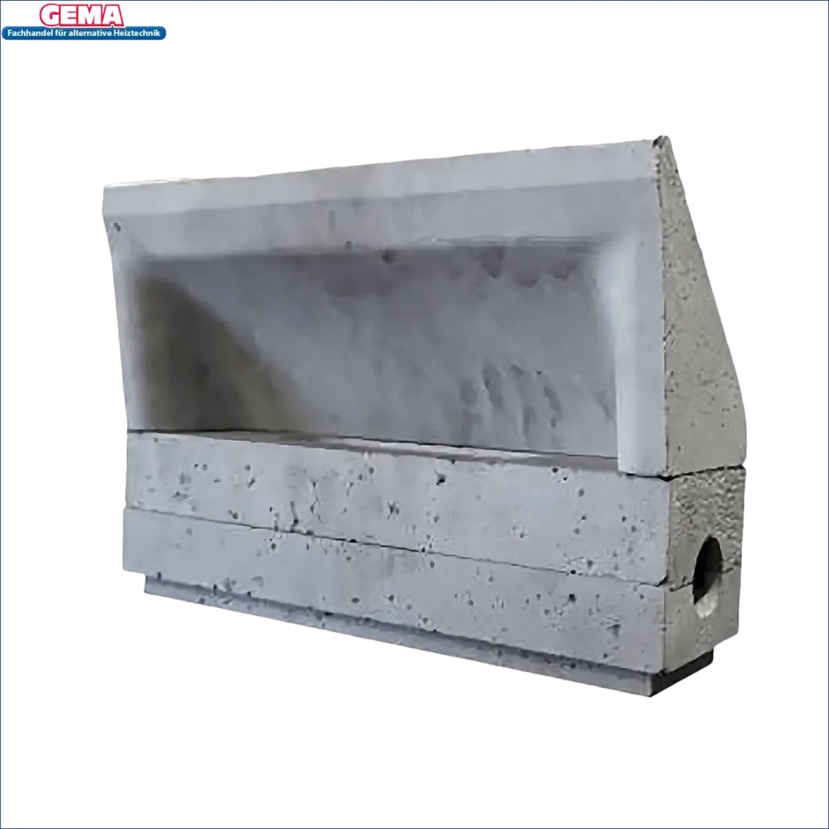Concrete drainage channel für Defro DS 20 und DS II 25 kW Schamottestein Einsatz
