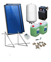Solarpakets plakanie kolektori AMX2.38 4.78 m² plakanajam jumtam - GEMA veikals