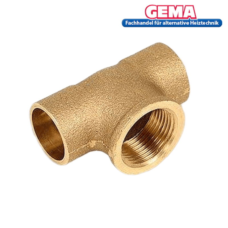T - gabals ar 1/2" iekšējo vītni lodēšanai - GEMA Shop