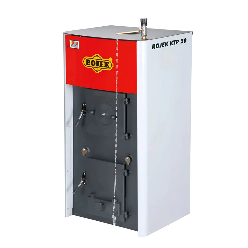 Gāzes katls Rojek KTP 25 kW – koksnes gāzifikators – Daudzpusīgs & Efektīvs 🔥🌲 - GEMA Shop